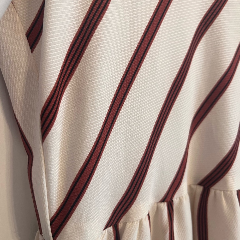 Roolee White and Red Geometric Dress - Picture 3 of 8